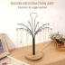 BNING Necklace Holder, Rotating Necklace Display Stand 48 Hooks for Long Necklaces Organizer, Bracelets Holder Keychains Display - Large Capacity Jewelry Necklace Display for Vendors Selling