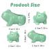 Pinsjar 3 Pack Succulent Plant Pots, Ceramic Planters Mini Cute Animal Planters for Potted Plants Cactus Flowers Home Decor Crafts Gifts