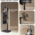 Cooper Chat Stand, Height Adjustable Cell Phone Stand for Desk | Rotating, Tilting Cell Phone Holder for Desk with 9-14" Eye-Level View | Metal Cell Phone Tripod Stand, Phone Accessories (Night Black)
