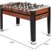 GYMAX Foosball Table, 54” Full Sized Soccer Game Table with 2 Footballs, Game Tables for Game Room Adults Kids Family Night