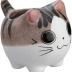 Bluecell Mini Ceramic Cute Animal Shaped Cartoon Home Decoration Vase Flower Pots Cat Shape Planter for Succulent Plant/Cactus Flower (Adorkable)