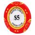 JIESITE 14 Gram Clay Poker Chips Monte Carlo Poker Chips Casino Grade Poker Chip for Texas Hold'em, Blackjack Poker Games Pack of 50 Pieces($100 Black)