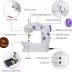Mini Sewing Machine,Portable Sewing Machine for Beginners Adult Kids, 2-Thread 2-Speed 2-Switches Electric Crafting Mending Machine Travel Automatic Sewing Machine
