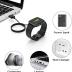 Compatible with Stiive Smartwatch LCW01 Charger, Magnetic USB Replacement Charger Compatible with Stiive 1.28 Smartwatch/Lovtutu Watch/Moowhsh Watch 1.28/NiUFFiT LW36/ManiGoo 1.28 Smartwatches (Black)