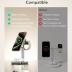 ESR Qi2 3 in 1 Wireless Charging Station, [Certified] Apple Watch Charger&15W Qi2 MagSafe Charger Stand for iPhone, Wireless Charger for Multiple Devices iPhone 15/14/13&Watch&AirPods,Natural Titanium