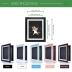 FrameWorks 2-Pack, 10” x 12.5” White Wooden Kids Art Frame - Frames for Kids Artwork with Gallery Style Edges, Tempered Glass Art Frame for Home Decor, Art Display for Kids with Elastic Straps