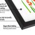 Americanflat Front Loading Kids Art Frame in Black - 8.5x11 Picture Frame with Mat and 10x12.5 Without Mat - Kids Artwork Frames Changeable Display - Frames for Kids Artwork Holds 100 Pieces