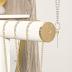 Adugay Necklace Holder Stand,Necklace Display For Selling,Jewelry Tree Rack Organizer For Girls,Necklace And Bracelet Hanger For Women,Hanging Necklace Storage Stand (Beige)
