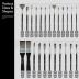 ARTIFY 24 Pieces Paint Brush Set, Expert Series, Enhanced Synthetic Art Supplies with Brush Holder and Palette Knife for Acrylic, Oil, Watercolor and Gouache Painting