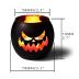 Black Halloween Table Centerpieces Candle Holders 6PCS, Jack O Lantern Tealight Votive Candle Holders, Indoor Halloween Decorations for Mantel Coffe Table Decor