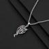 CEKAMA Cross Sword Dragon Necklace Men's Gothic Sterling Silver Medieval Mythic Retro Hovering Dragon Totem Pendant Silver Warrior Jewelry Gifts for Men Father