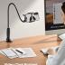 Lamicall Gooseneck Phone Holder for Bed - [Upgraded Stable Clip] for Desk, Headboard, Bed, Bedside, Table, Flexible Gooseneck Long Arm Stand, Overhead Cell Phone Clamp Mount, for All 4-7” Devices