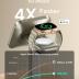 ESR Qi2 3 in 1 Wireless Charging Station, [Certified] Apple Watch Charger&15W Qi2 MagSafe Charger Stand for iPhone, Wireless Charger for Multiple Devices iPhone 15/14/13&Watch&AirPods,Natural Titanium