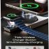 LISEN Qi2 3 in 1 Magsafe Charging Station Apple, 15W Fast Charging Foldable iPhone 16 Wireless Charger Station Dock for Multiple Devices, Magsafe Charging Stand for iPhone 16 15 14 Pro Airpods Watch