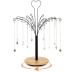 BNING Necklace Holder, Rotating Necklace Display Stand 48 Hooks for Long Necklaces Organizer, Bracelets Holder Keychains Display - Large Capacity Jewelry Necklace Display for Vendors Selling