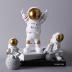 Sculpture Figurines Ornaments - for Living Room, Table Decor, Sculptures Statues Ornaments Figurine Collectible Figurines Astronaut Decoration Resin Crafts Room Cabinet Soft Outfit Accessories Sesktop