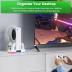FYOUNG Vertical Charger Stand & Cooling Station for Xbox Series S, Upgrade Controller Charging Dock with 15 RGB Light, Cooler Fan System, 2X 1400mAh Rechargeable Battery, Headset Holder (White)