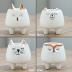 ARTKETTY 8 Pcs Succulent Pots with Drainage, Small Cartoon Animal Planters Ceramic Planter Pot for Indoor Cactus Plants Mini Cute Flower Plant Container for Desk Windowsill Decoration