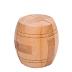 Ahyuan Handmade Powder Barrel Wooden Puzzles for Adults an Interlocking 3D Brain Teaser Puzzles for Adults Hidden Passage Works on a Classic Mechanical Puzzle Concept (Natural)