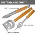 STEVEN-BULL S BBQ Tools Grill Set, Extra Long BBQ Accessories,Grill Accessories for Outdoor Grill,Best BBQ Grilling Gifts for Men Unique