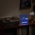 Now Playing Vinyl Record Stand - Lighting Vinyl Record Storage Holder, Wooden Lp Record Holder Stand, Multiple Colors LED Lights Vinyl Record Display, Record Accessories, Gifts for Vinyl Record Lover