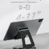 Nulaxy Aluminum Dual Foldable iPad Stand, Fully Adjustable Desktop Tablet Holder, iPad Accessories for Office Kindle Compatible with Mobile Devices iPad Pro/Air/Mini, iPhone Pro/Max/Plus, Black
