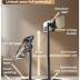 Cooper Chat Stand, Height Adjustable Cell Phone Stand for Desk | Rotating, Tilting Cell Phone Holder for Desk with 9-14" Eye-Level View | Metal Cell Phone Tripod Stand, Phone Accessories (Night Black)