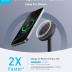 Anker Wireless Charging Stand, PowerWave 2-in-1 Magnetic Stand Lite with USB-C Cable, Compatible with iPhone 15/15 Pro/15 Plus/15 Pro Max/14/13 and AirPods 2/Pro - No AC Adapter Included with Anker Ma