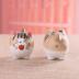 Bufanli Mini Cute Cat Cartoon Ceramic Succulent Pots Planters with Drainage Hole for Small Plants Animal Lovers Home and Office Desk Decoration Set of 5