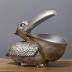 QQYDZSW Sculpture Desktop Ornament Ideal Figurine Statue Creative Home Decor Key Holder Elegant Bird Statue Handmade Resin Craft Modern Desktop Ornament Pelican Sculpture(E)
