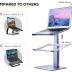 VECOFO Adjustable Laptop Stand, Tall, Strong, Airflow, Suitable for 13.3-17.3 Inch Laptops, Lift Screen to Eye Level for Video Conferences
