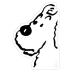 Tintin's Dog (Snowy) - Simplicity Design, tintins Dog Snowy Simplicity Design Decal Sticker - Sticker Graphic - Auto, Wall, Laptop, Cell, Truck Sticker for Windows, Cars, Trucks