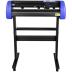VEVOR Vinyl Cutter, 28" Vinyl Cutter Machine with 20 Blades, Maximum Paper Feed 720mm Vinyl Plotter Cutter Machine with Sturdy Floor Stand Adjustable Force and Speed for Sign Making