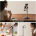 DIMONCOAT Phone Stand for Desk, Angle Height Adjustable Phone Holder for Desk, Aluminum Alloy Universal iPhone Stand Holder, Retractable Cell Phone Stand Recording Office for iPhone 16 15 Pro Max Plus