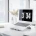 Amazon Basics Aluminum Portable Foldable Height Adjustable Support Stand for Laptops up to 15", Silver