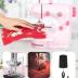 Gleamkid Portable Sewing Machine, Mini Sewing Machine for Beginners with 2 Speed Control, Extension Table, LED Light, Foot Pedal, DIY Home Sewing Kit with Accessories and Tools