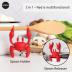 OTOTO Red the Crab Silicone Utensil Rest - Kitchen Gifts, Silicone Spoon Rest for Stove Top - Heat-Resistant, Funny Kitchen Gifts, Cooking Gifts - Non-Slip Spoon Holder Stove Organizer, Steam Releaser