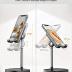 LISEN Cell Phone Stand Adjustable Phone Holer for Desk, Computer Office Desk Accessories for iPhone 16 Holder Women Kitchen Essentials Fits All Mobile Phones Switch Kindle iPads Tablet 4-10in