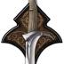 United Cutlery Orcrist Sword of Thorin Oakenshield | Replica "Goblin Cleaver" from The Hobbit | Officially Licensed | Wall Plaque