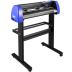 VEVOR Vinyl Cutter, 28" Vinyl Cutter Machine with 20 Blades, Maximum Paper Feed 720mm Vinyl Plotter Cutter Machine with Sturdy Floor Stand Adjustable Force and Speed for Sign Making
