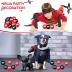 20 Pieces Ninja Stress Relief Balls Sensory Stress Balls Bulk for Kids and Adults PU Squeeze Stretchy Balls Soft Fidget Toy for Carnival Reward Party Bag Xmas Gift