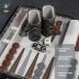 Magnetic Travel Backgammon Sets for Adults - Quality PU Leather Backgammon Board Game for Adults and Kids - 14" Travel Backgammon Board with 32 Magnetic Pieces in PU Leather Case