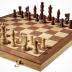 Magnetic Chess Board Set for Adults & Kids, 15" Wooden Folding Chess Boards, Handcrafted Portable Travel Chess Game with Pieces Storage Slots