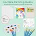 ACGASK 43 Pieces Acrylic Painting Kits for Kids,Non Toxic Arts Supplies and Paint Set for Kids with 6 Canvas Panels,24 Color Paints,15 Paper pad,Table Easels,10 Brushes Etc,Painting Kit Gift