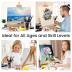 ARTALLY Acrylic Paint Set for Adults & Kids, 67 Pcs Canvas Painting Kits, 32 Colors Acrylic Paint (22ML),Table Easel,Brushes,Canvas, Art Painting Supplies Kit for Students,Artists,Beginners
