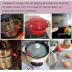 NentMent 6 Pack Pot Lid Lifter Silicone Heat Resistant Spill Proof Pan Cover Stand Holder Clip Steam Releaser Stopper for Soup Pots Kitchen Gadgets (Carrot, Pepper, Chicken Leg 3 Style)