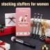 BEAKEY Makeup Brushes Set, Professional Foundation Eyeshadow Concealer Blush Powder Bronzer Applicator, 2 Blender Sponge wit Beauty Paper Case, Gifts for Women Christmas Stocking Stuffers for Adults