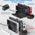 Switch Controller Charging Dock Station Compatible with Nintendo Switch Accessories & OLED Model Joycons, KDD Switch Controller Charger Docking Station with Upgraded 8 Switch Games