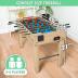 GoSports 48 Inch Game Room Size Foosball Table - Oak Finish - Includes 4 Balls and 2 Cup Holders