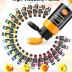 64 PCS Acrylic Paint Set with 12 Brushes, 2 Knives, Palette and Sponge, 48 Colors (60ml, 2oz) Art Craft Paints Gifts for Adults Kids Artists Beginners, Halloween Pumpkin Painting Kit